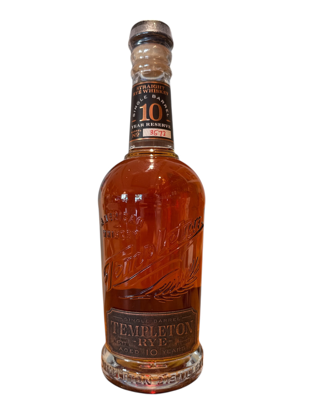 Templeton Single Barrel Rye 10yo - 52,0%