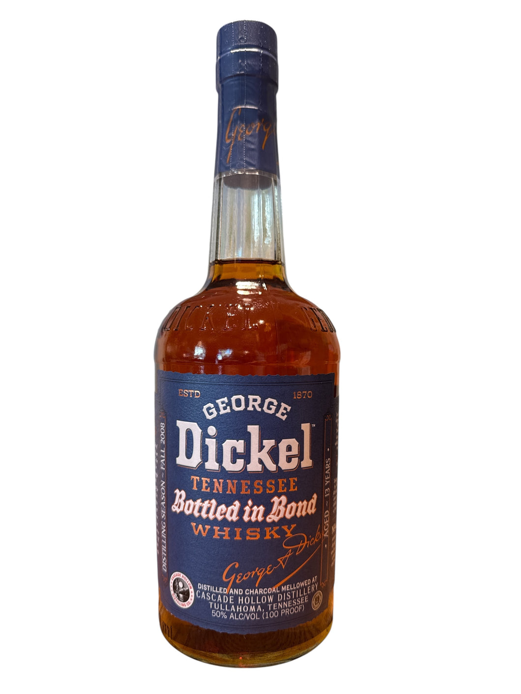 George Dickel 13yo Bottled in Bond - 50,0%