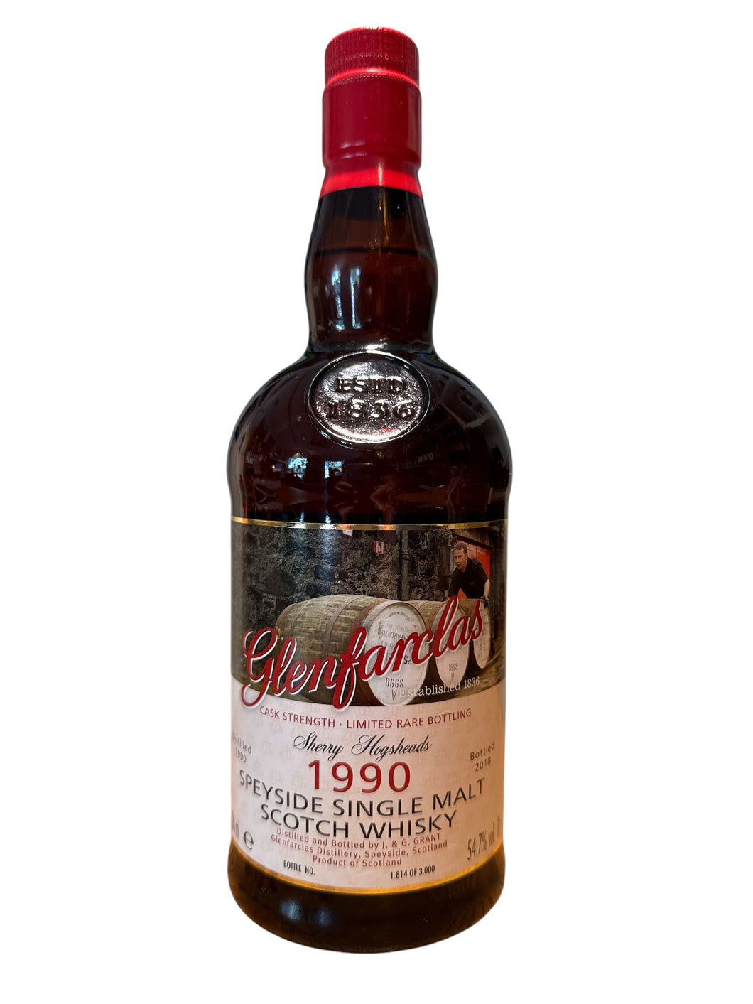 Glenfarclas Limited Rare Bottling 1990/2018 - 54,7%