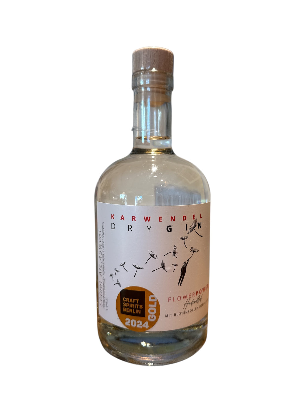 Karwendel Dry Gin Flower Power - 43,0%